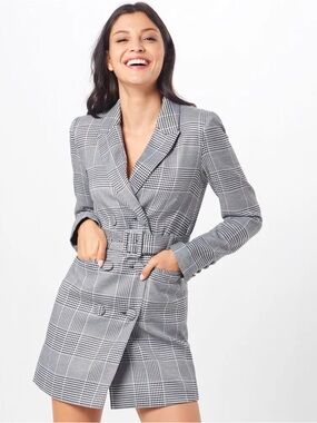 Bardot Ella Blazer Dress in
Monocheck